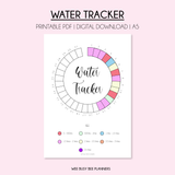 Water Tracker PRINTABLE Journal Page A5 Inserts
