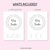 Sleep Tracker PRINTABLE A5 Journal Page Inserts