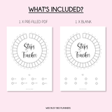 Steps Tracker PRINTABLE A5 Journal Page Inserts