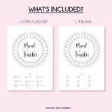 Mood Tracker PRINTABLE A5 Journal Page Inserts