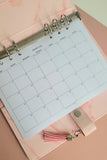 2026 Calendar Monthly Planner Inserts A5, Filofax Inserts, PRINTED, 12 Month Calendar