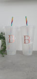 Personalised Confetti Colour Changing Cold Cups - Bride, Bride Tribe, Any name