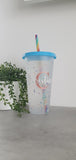 Personalised Confetti Colour Changing Cold Cups - Bride, Bride Tribe, Any name