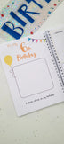 Birthday Interview Book, New Baby Gift, First Birthday Gift, Birthday Memories, Birthday Book, Birthday Journal, Baby Book Keepsake 0-18yrs