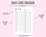 PRINTABLE Steps Tracker, 10,000 Steps, Monthly Steps Challenge Digital, Instant Download
