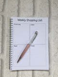Weight Loss Journal, Slimming World Compatible, Food Diary Journal, 12 Week Food Planner - Bitch, Just Stick to the Fucking Plan