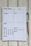 Weight Loss Journal, SW Food Planner, Weight Loss Tracker, Food Diary, 12 Weeks