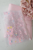 Pink Sequin Planner Pocket Wallet A5