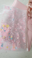 Pink Sequin Planner Pocket Wallet A5
