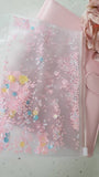 Pink Sequin Planner Pocket Wallet A5