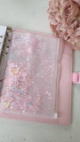 Pink Sequin Planner Pocket Wallet A5